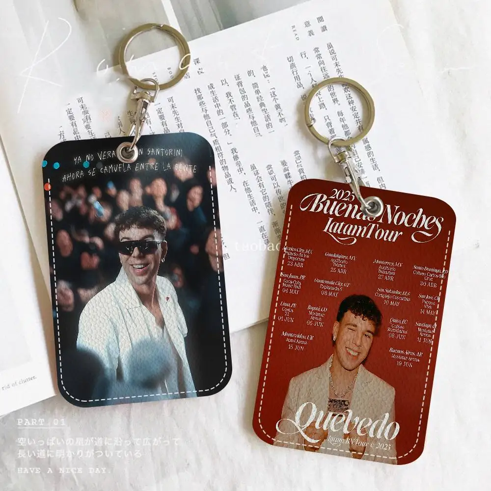 

Кожаный чехол-держатель для пропуска/карты доступа Singer Q-Quevedo, 1 шт., с брелоком для ключей и идентификационных карт