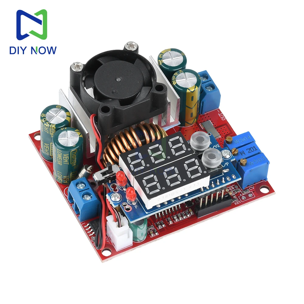 15A MPPT Konstantspannung Konstantstrom Boost Lademodul Digitalanzeige Solarlademodul Einstellbare Stromversorgung