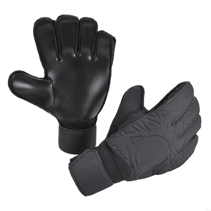 J2He keeper handschoenvoetbalhandschoen sterke grip handschoenen met vingerbescherming niet -slip latex beschermende handschoen