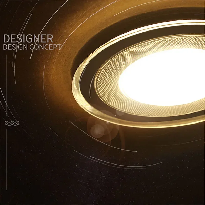 

LED Downlight Light Guide 3W 5W 7W 9W Acrylic Panel Ceiling Recessed Lamp High Brightness