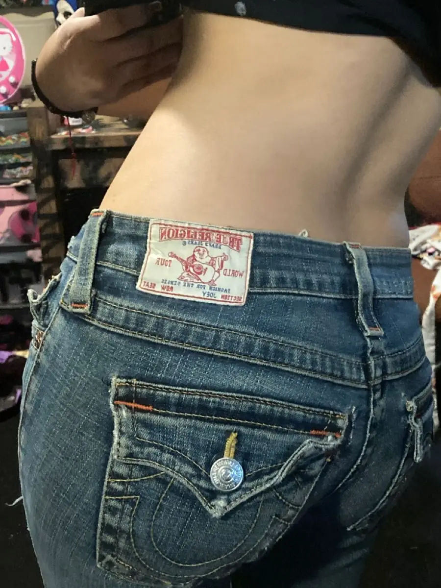 

Vintage Mens Jeans Buddha Embroidered Jeans Y2k Denim Pants Harajuku High Waist Straight Wide Leg Jeans Casual Men Clothing