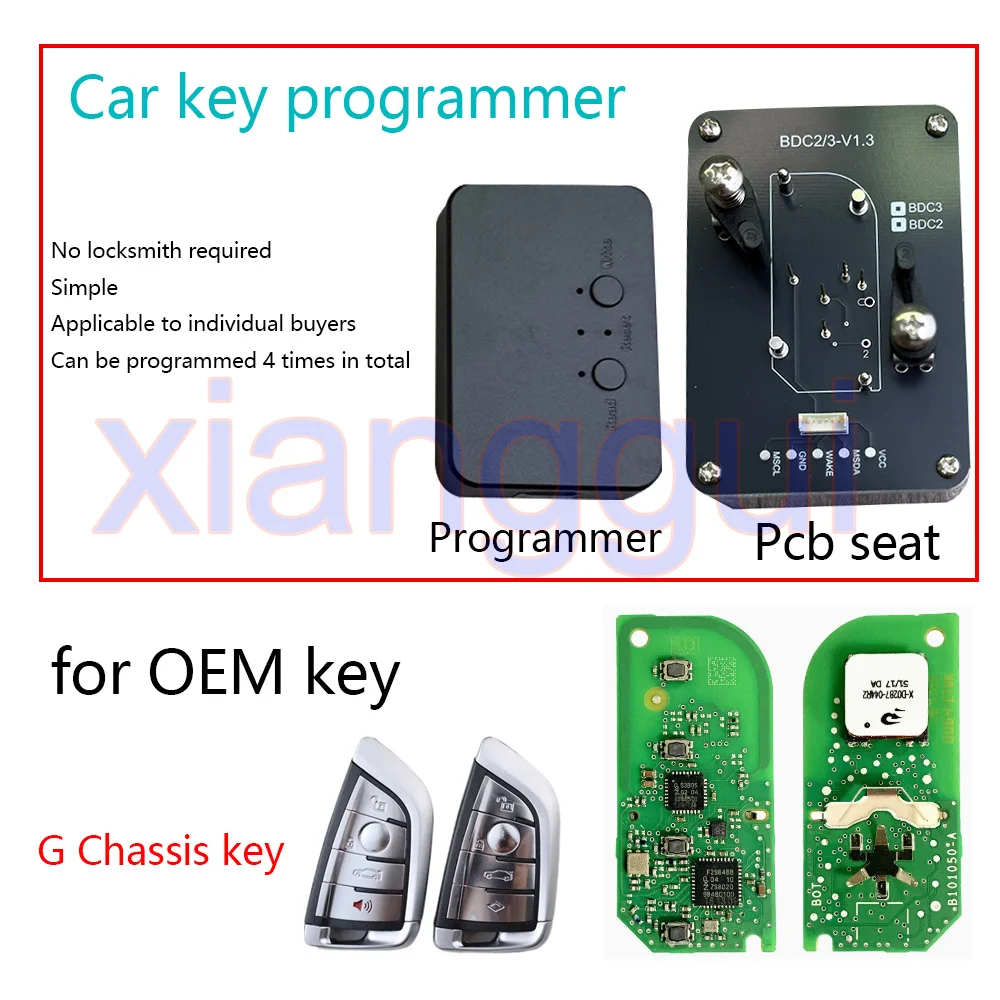 

N5F-ID21A 434MHZ 49 Chip Car Key Programmer Designed for BMW 3 5 6 7 G Series G01 G02 G08 G30 G31 G32 G38 X3 X5 X7 G-Chassis