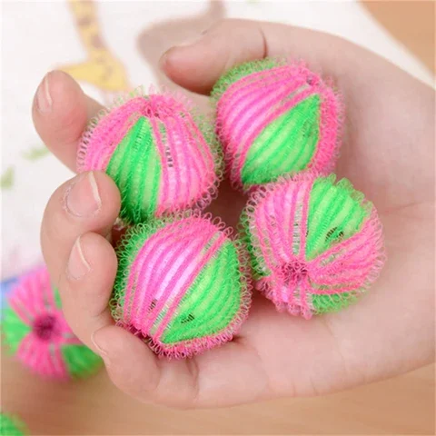 

Laundry Magic Ball Hair Removal Clothes Decontamination 3.5 cm Washing Machine Detergent 6pcs Dirty Clothing Wool Dryer Balls