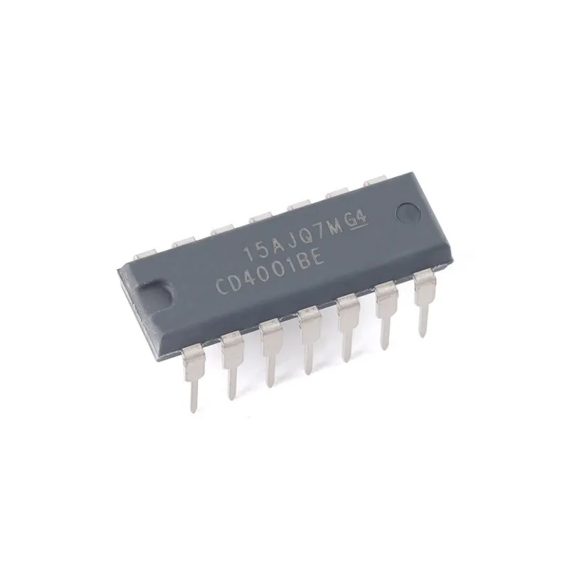 10PCS CD4001BE DIP-14 CD4001 HEF4001BP HCF4001 Quad 2 Input CMOS NOR Gates IC Logic Chip