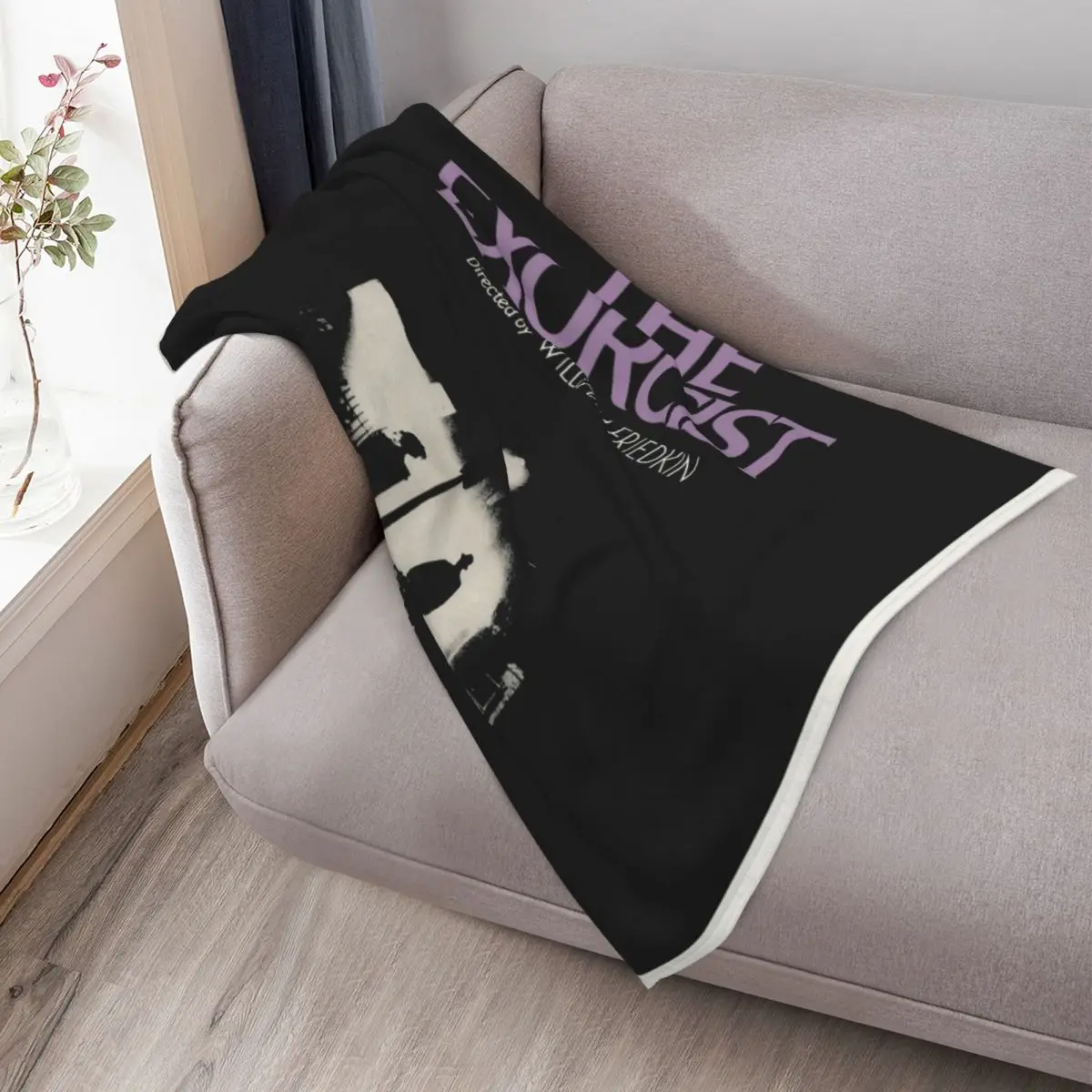 The Exorcist (1973) رمي بطانية الصيف الدافئة لبطانيات الشتاء والبطانيات القطبية #3