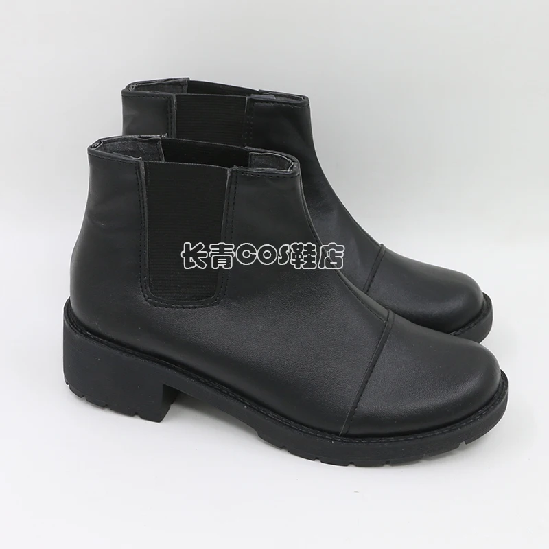 Chaussures de Cosplay Anime Jujutsu Kaisen Gojo Satoru, bottes noires, accessoires de fête d'halloween sur mesure