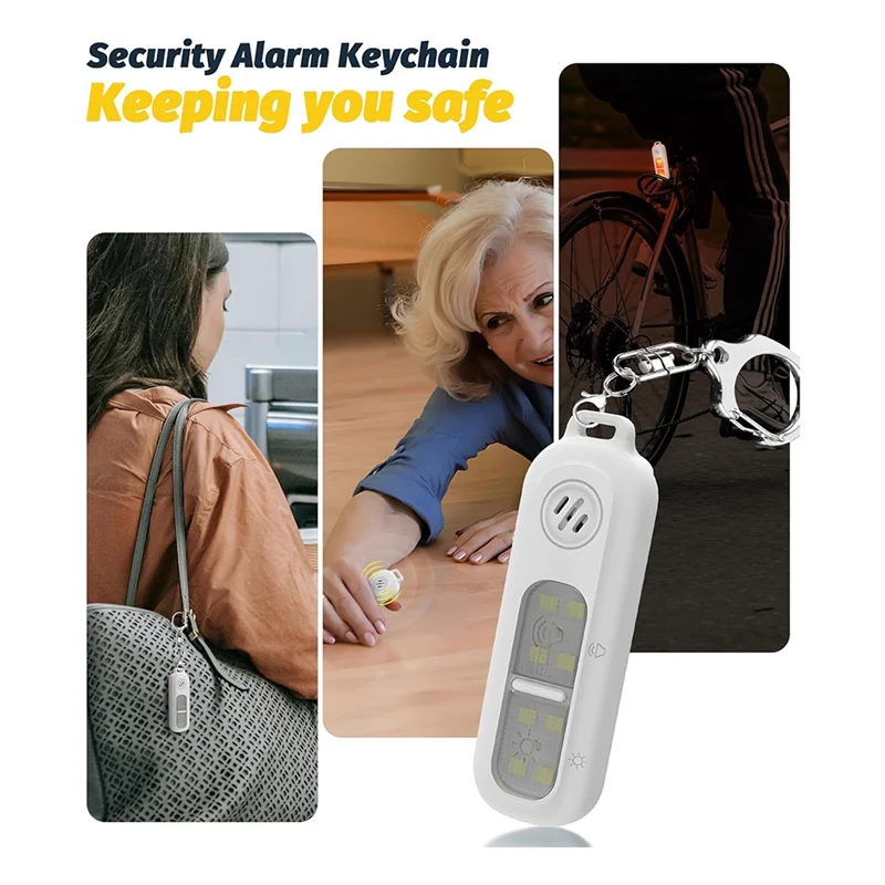 【MUST-HAVE】Three-Color Flashing Strobe Light Personal Safety Warning Light With Night Running Functionality