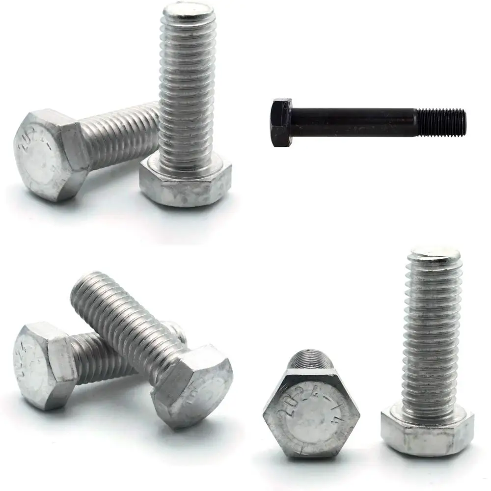 

1/4-20 Thread Size Full Thread Hex Cap Screws 1/4-20 x 2 Inch, Pack of 100, Aluminum Construction Fasteners