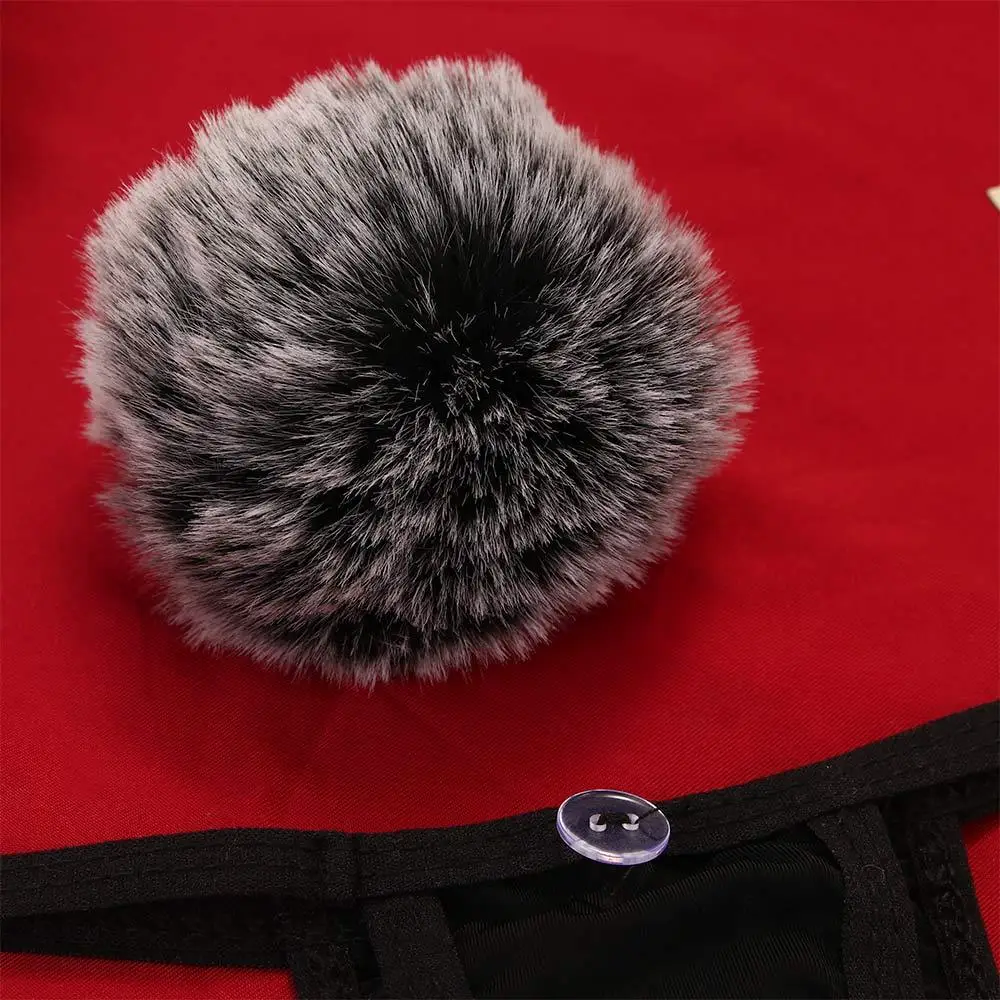 女の子下着コスプレ女性ファーボールビキニ Tバック Tバック女性パンティー G ストリング