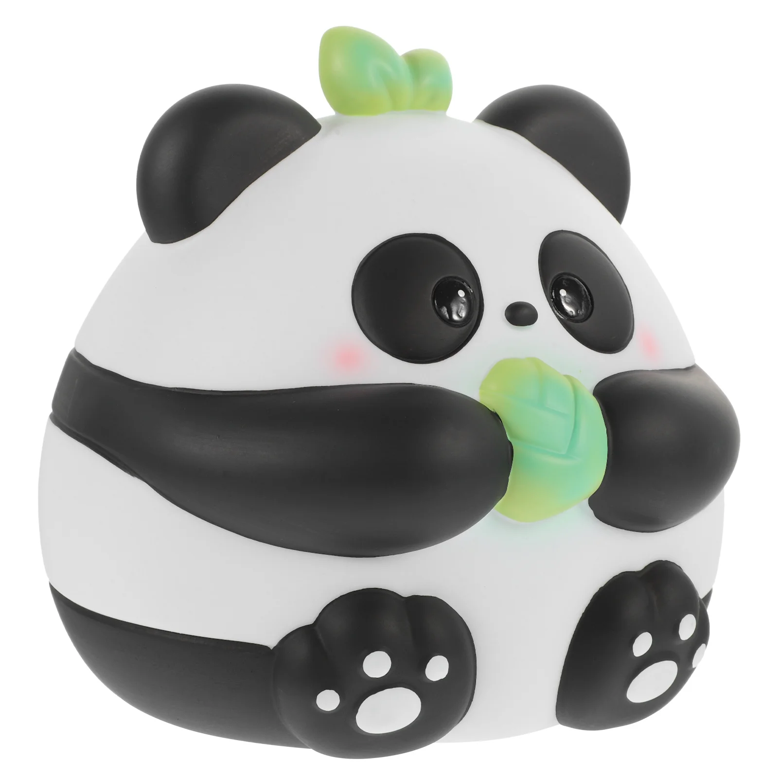 

Cartoon Panda Shaped Piggy Bank Vinyl Coin Container Adorable Small Money Saving Box Room Decor Gift Option Piggy Bank Safe