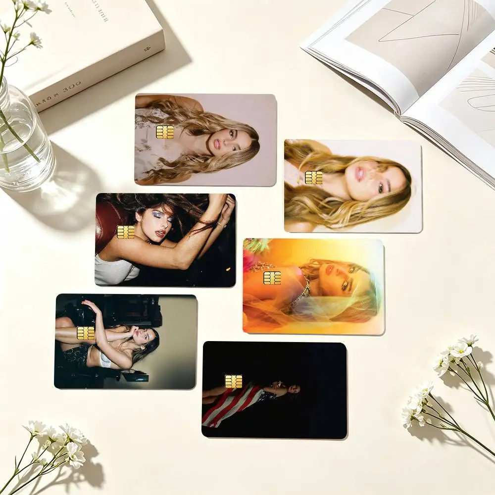 A-Addison Rae Pop Artist Credit Card HD Stickers Small Chip Waterproof Sticker Game Card Decal Gift