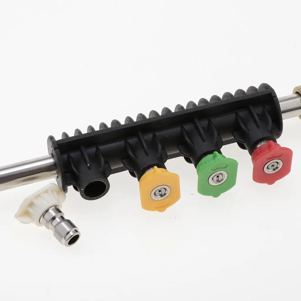 Pressure Sprayer Copper Wand Extension with Multi Angle Spray Tips for Karcher K2 K3 K5 Car and Home Washing