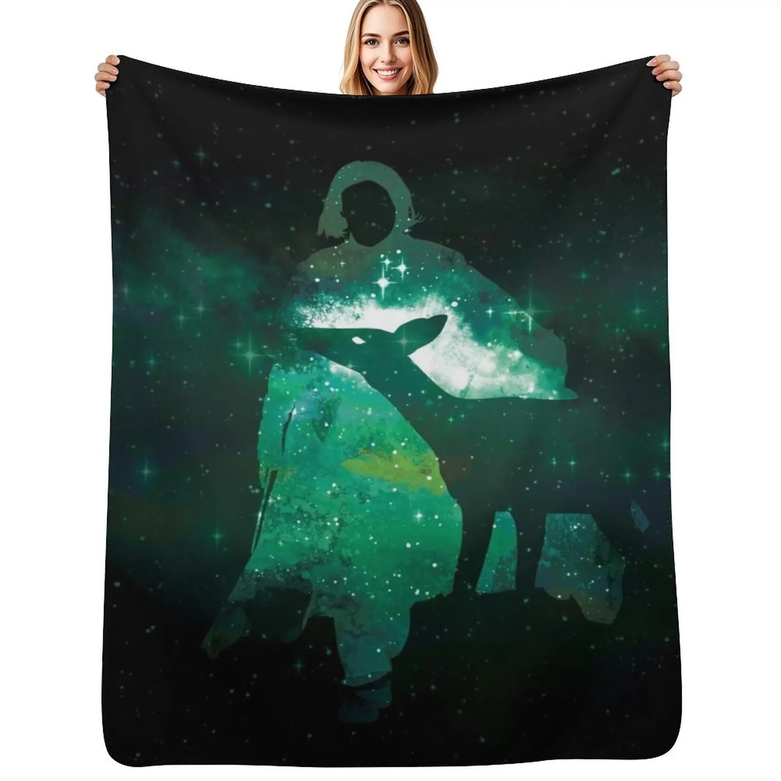 and the Doe Throw Blanket Thin Soft Blanket for Summer Night Sleeping