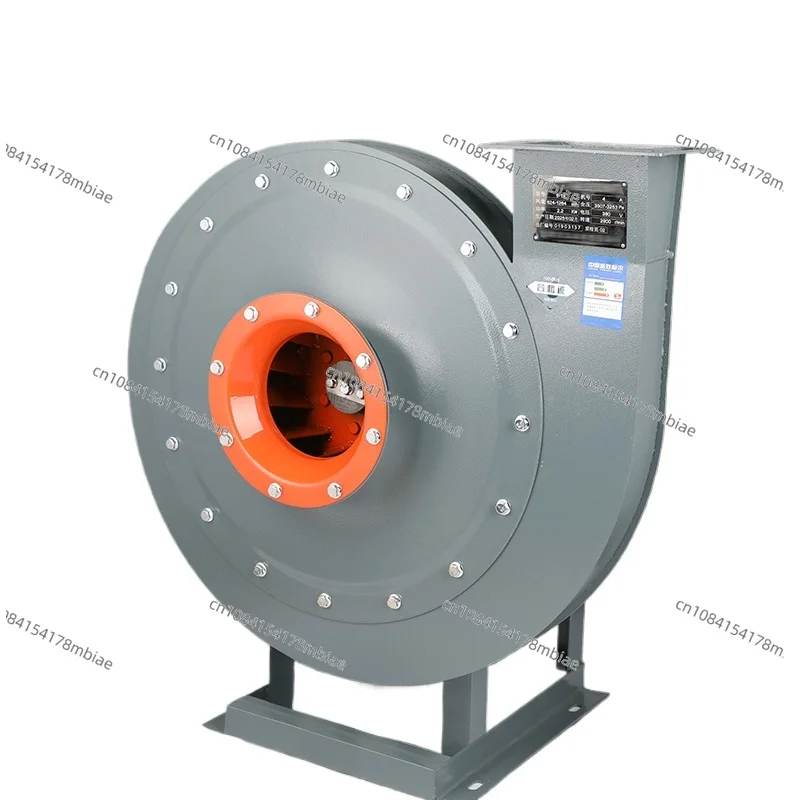 9-19 High Pressure Centrifugal Fan Ventilator Industrial 380v Dust Removal Material Conveying Blower Large Suction Exhaust Fan