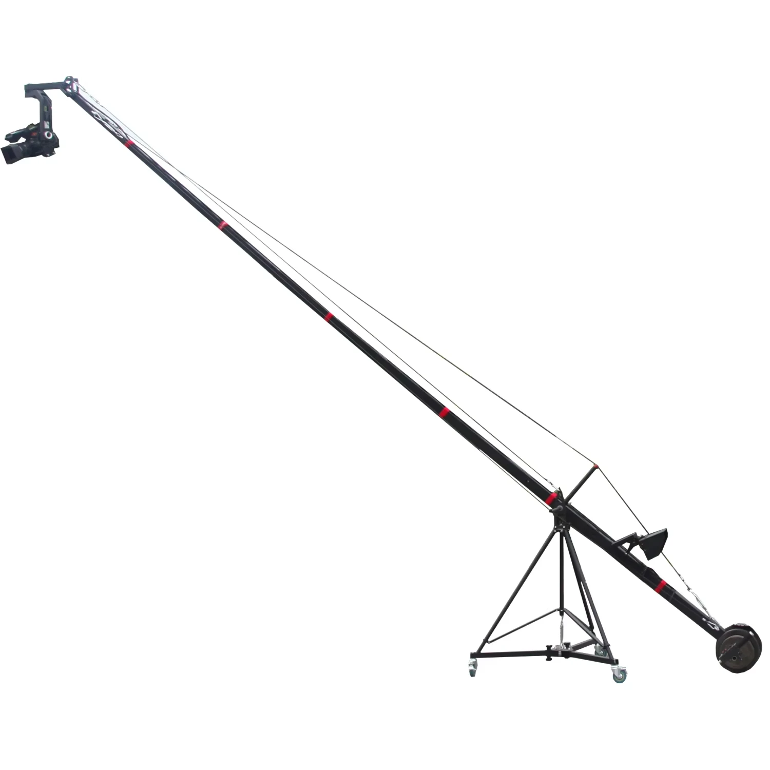 Fishing Rod 4M6M8M Telescopic Rocker Crane Electric PTZ Controller Rotary Shooting Stabilizer Display
