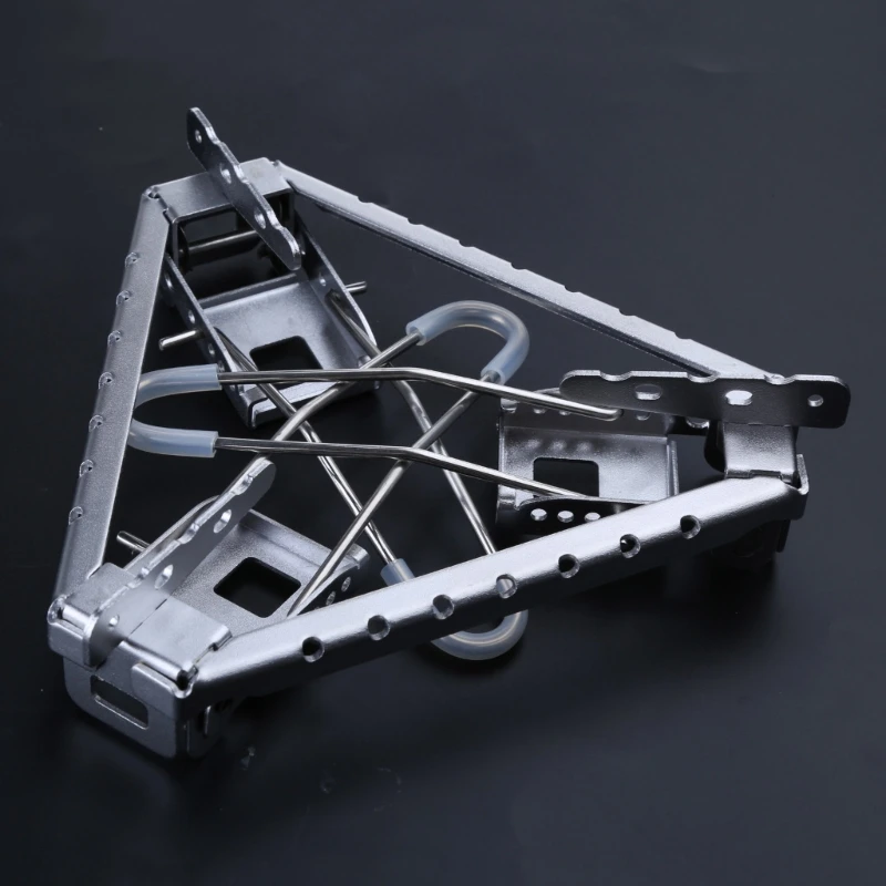 Stainless Stove Rack Combo Mini Ultralight Portable Liquid Stove for Cross Stand Stove Rack Support Stan