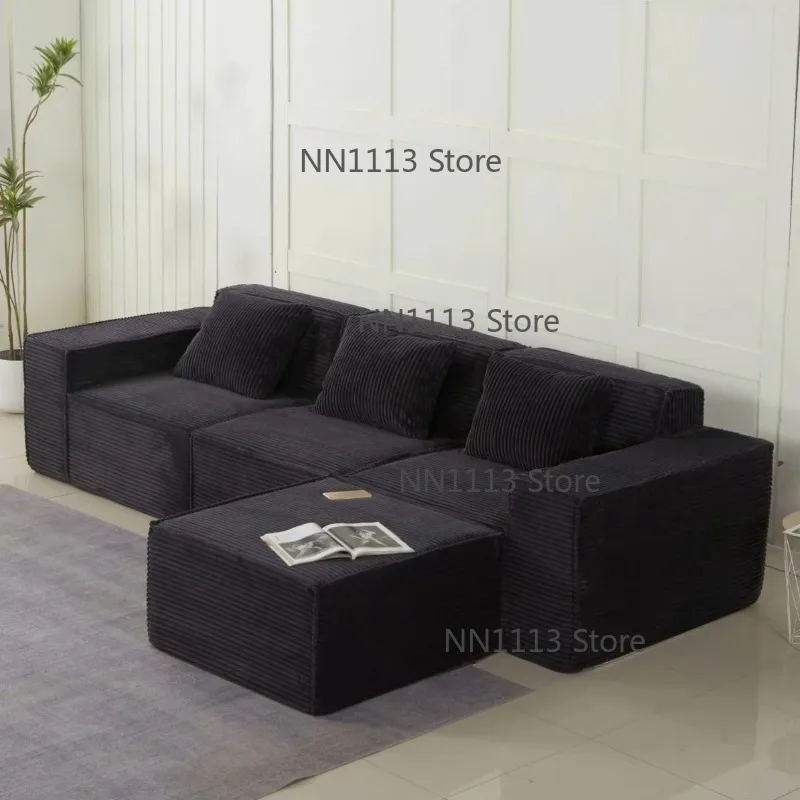 New Arrival Home Furniture Soft Seater Living Room Couch Set Convertible Vacuum Compress Sofa with Sponge Filling Upholstered