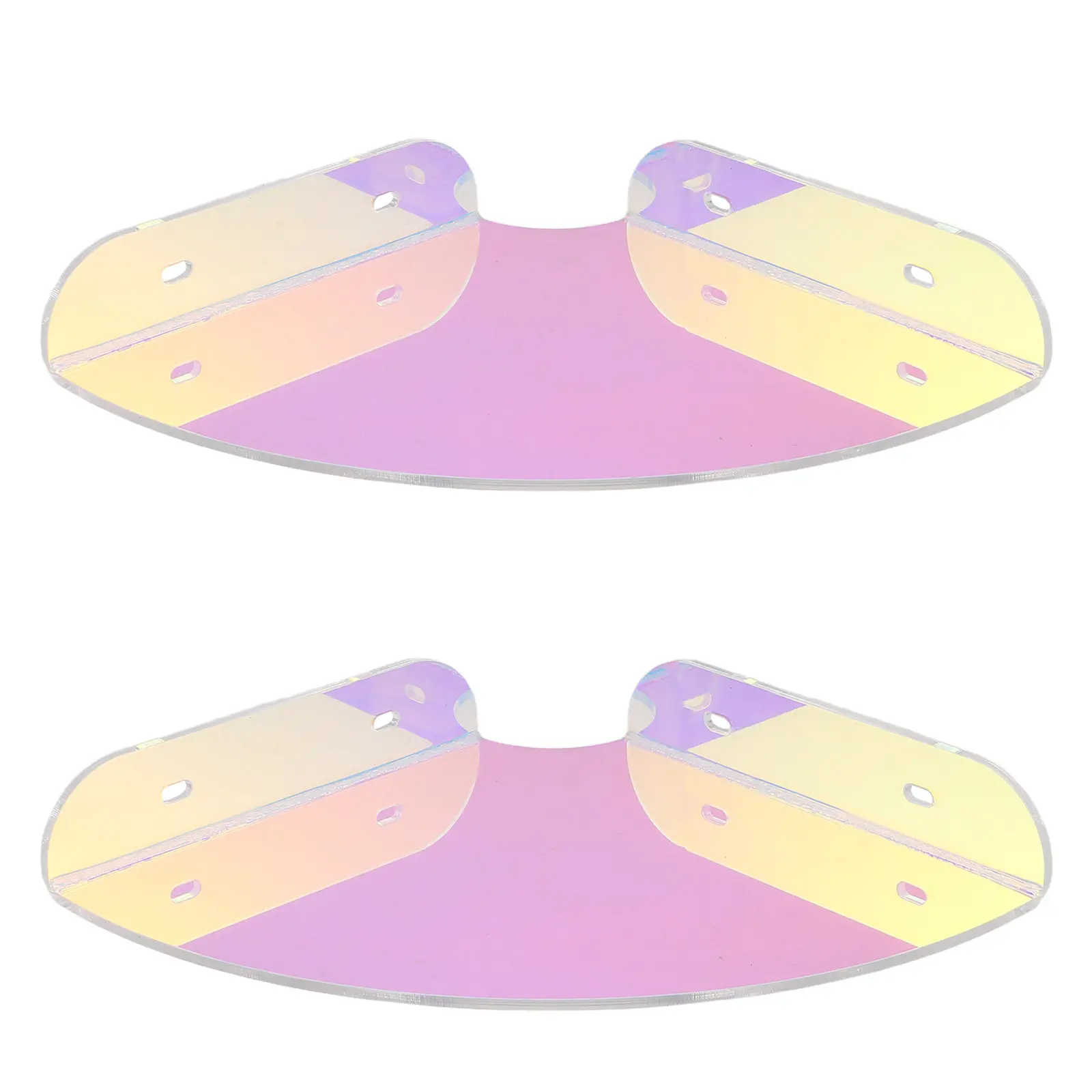 Acrylic Corner Shelf Wall Mounted Fan-Shaped Floating Rack for Bathroom Kitchen Living Room Storage