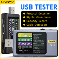 FNIRSI-FNB58 USB Battery Tester Voltmeter Ammeter TYPE-C Fast Charge Detection Trigger Capacity Measurement Ripple Measurement