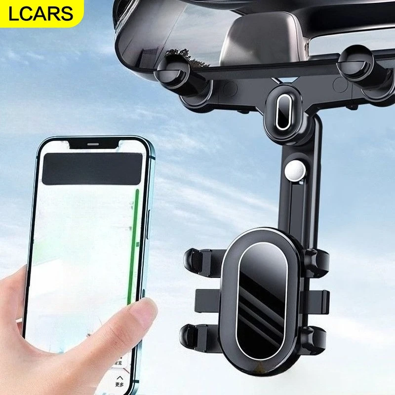 suporte-de-telefone-para-retrovisor-de-carro-lcars-universal-multifuncional-extensivel-em-comprimento-ajustavel-em-multiplos-Angulos-suporte-de-navegacao-para-carro-suporte-de-telefone-reforcado-antichoque-com-fixacao-por-grampo