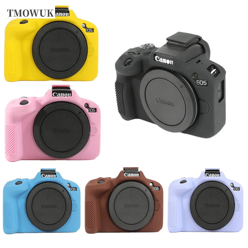 Shockproof Silicone Cover for Canon EOS R10 R50 R100 - Anti-Slip Surface & Weatherproof