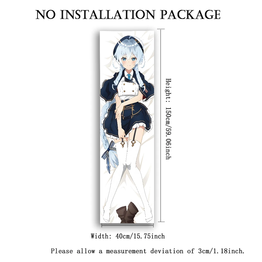 Stella Howard Anime Vertical Long Tapestry Braid Girl Navy Uniform Wall Hanging Otaku Bedroom Decor Cloth Wall Poster Home Decor