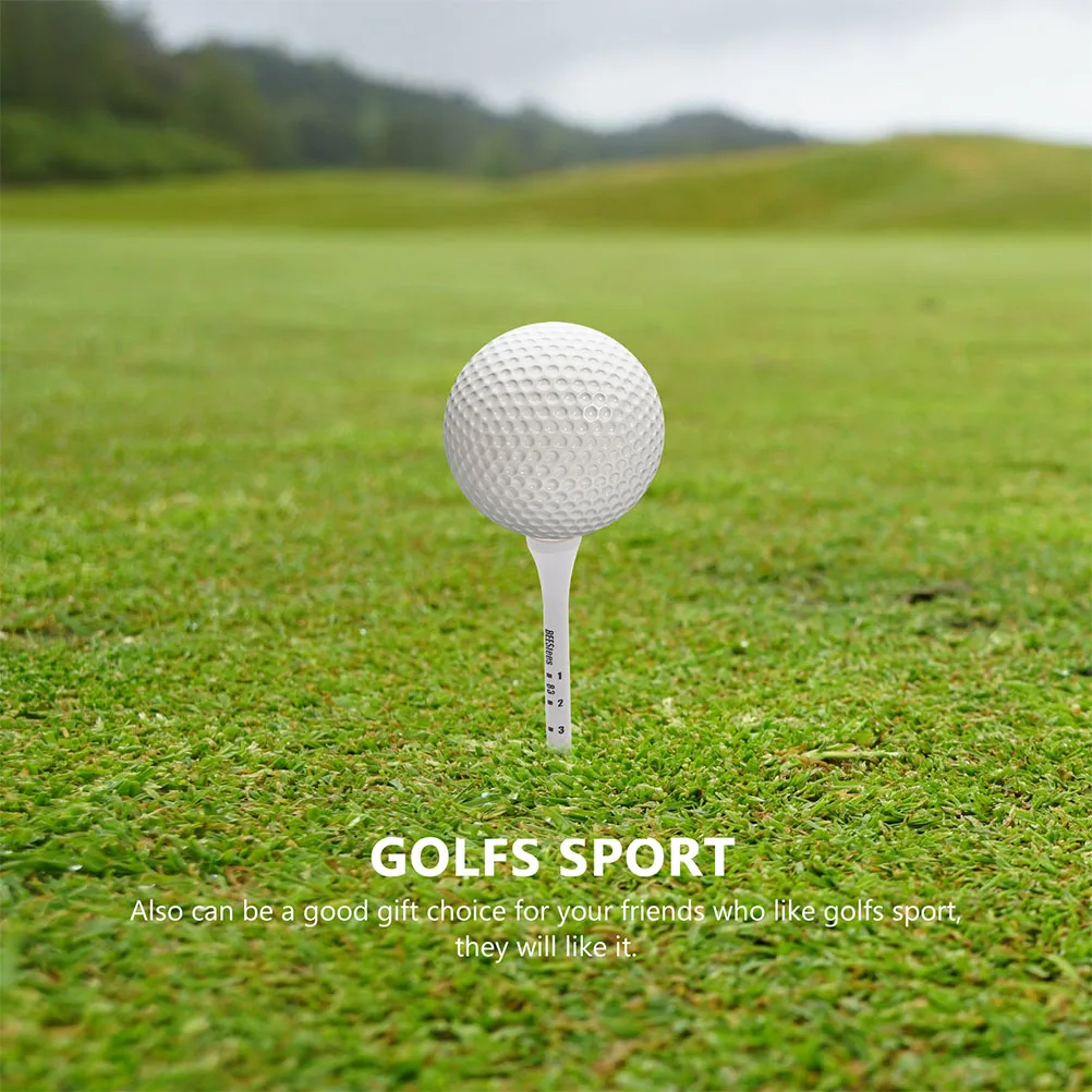 

100Pcs Wooden Golf Tees Durable Eco-Friendly Golf Ball Supporter Training Accessories Golfs Tees Golfs Ball Racks