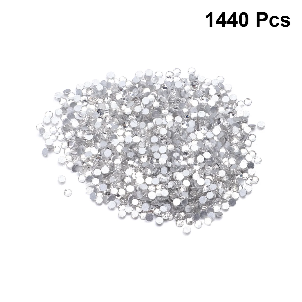 1440개 물 드릴 폰 케이스 액세서리 네일 아트 DIY 라인스톤 데코 글리터 스티커 공예용 홈 글라스 장식