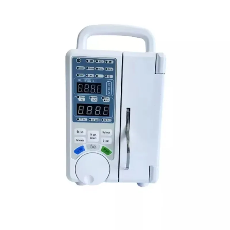 Medical Portable Syringe Fingertip Peristaltic Pump for Vet Veterinary Infusion Pump Injection Pump