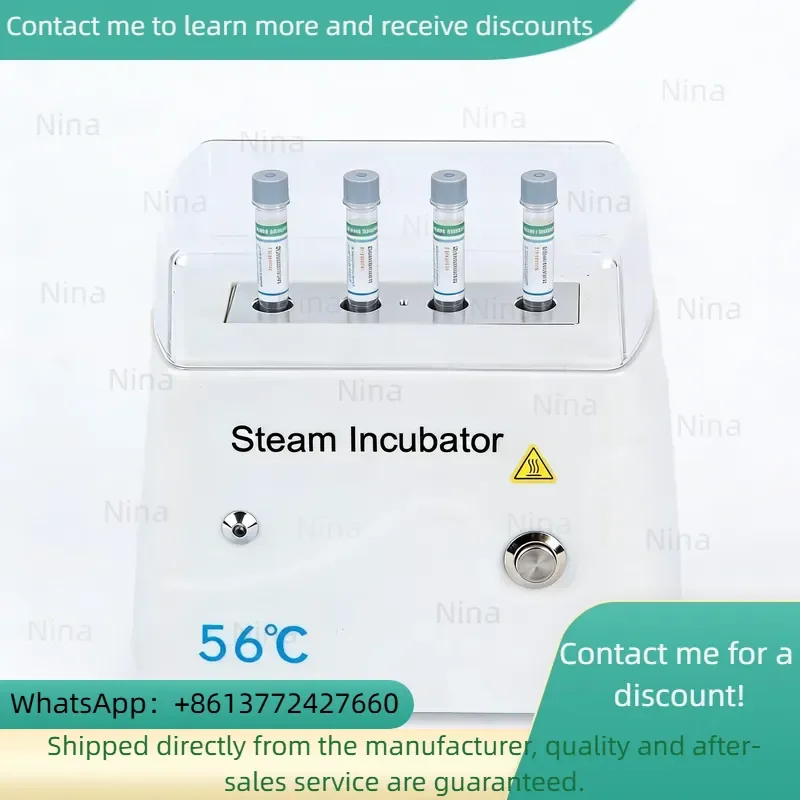 HOUYUAN 48-Hour Mini Biological Indicator Incubator (4 Indicators Capacity 56 1 Accuracy AC110-240V) for Sterilization