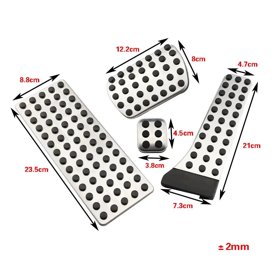 Car Pedal Cover for Mercedes Benz C E S GLK SLK CLS SL Class W203 W204 W205 W222 W212 C207 W220 C219 X204 R170 Gas Brake Pedals