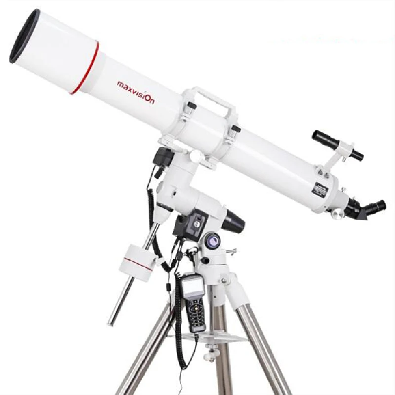 Maxvision 127/1200mm Achromatic Refractive Astronomical Telescope EXOS-2 GOTO German Equatorial Mount 2 Inches Stainless Tripod