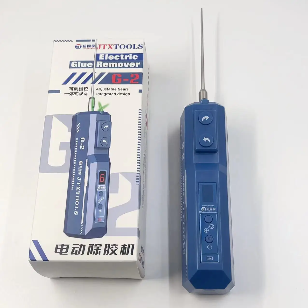 JTX G-2 Electric Glue Remover LED Digital Display Speed Adjustable Rechargeable Battery Glue Removal