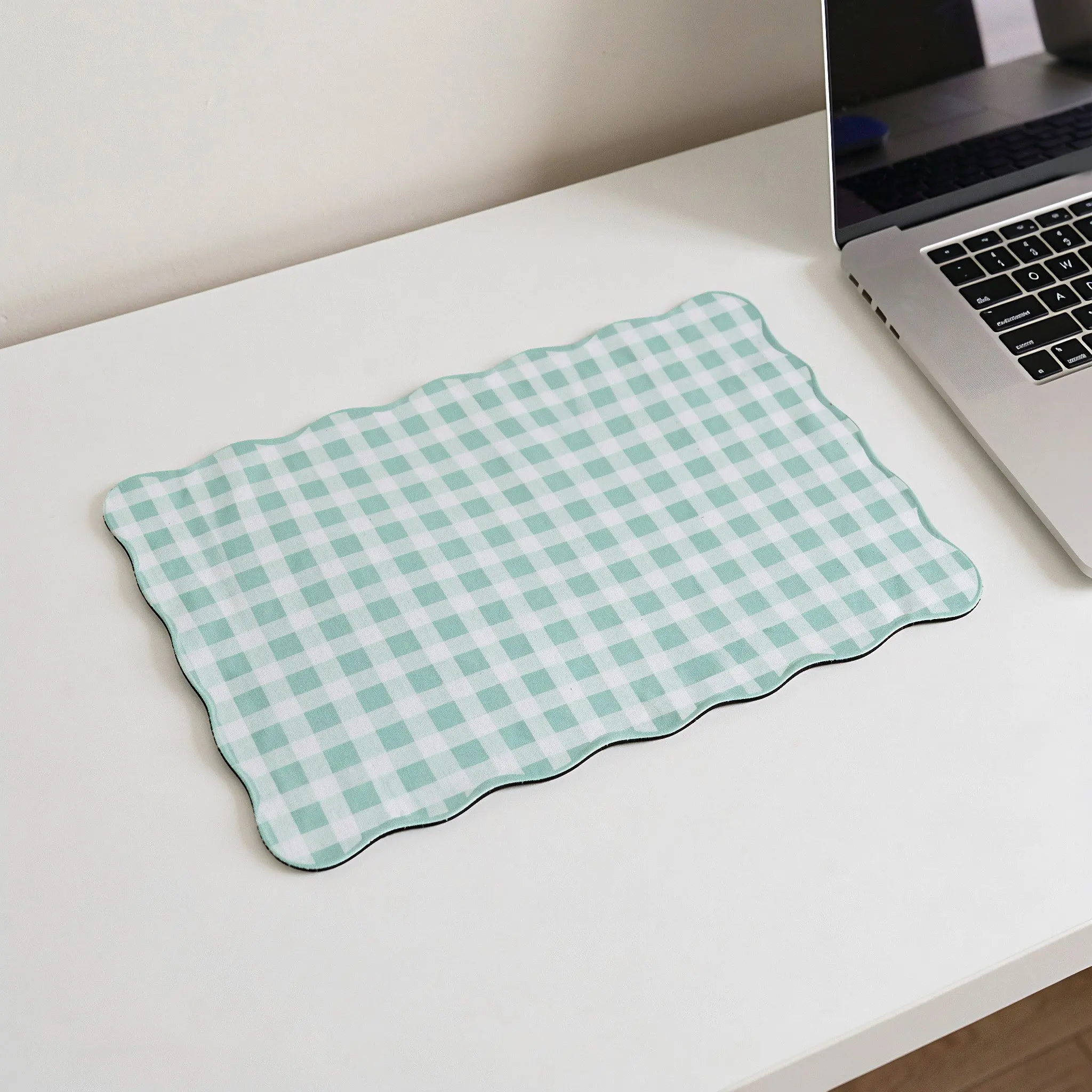 Plaid Mouse Pad Anti Slip Rubber Base Cute Checkerboard Desk Mat Gaming Computer Mousepad Desktop Back to School Accessory