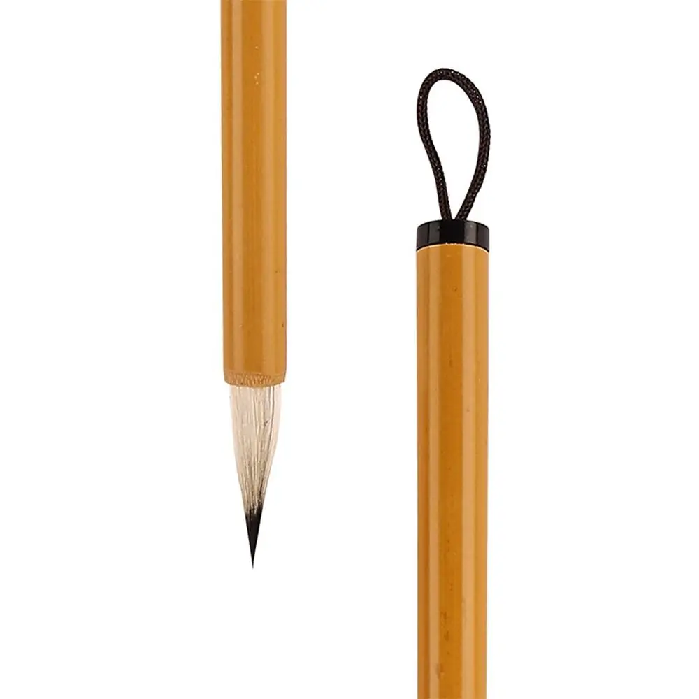 Масло Акварель Кисть для китайской каллиграфии Картина маслом Бамбуковые писания Кисть для письма Волк Волосы Художественная кисть Студент