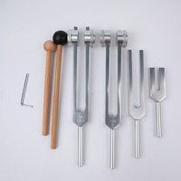 Medical Tuning Fork 4 pcs/set Sound Vibration Therapy Chakra Steel Music Kit Nervous System Testing Tuning Fork