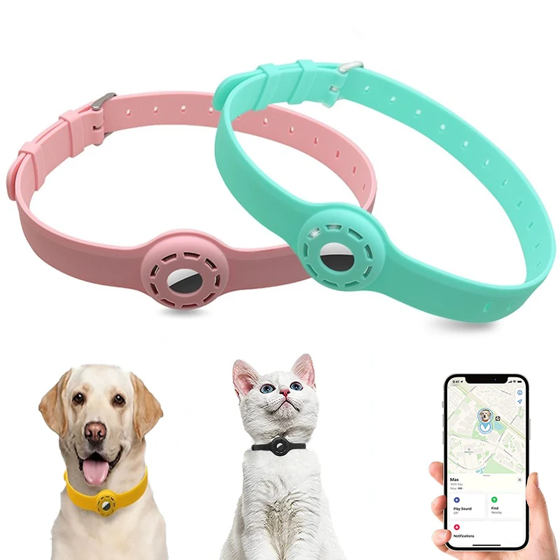 Harness Cats Positioning Lead Accessories Sleeve Missing To Collar Apple Anti Airtag Protective Pets Pet Tracker For Applicable