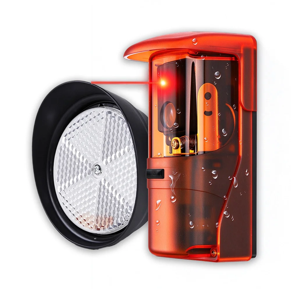 New Design Reflector Photocell Long Range 12-24V DC/AC Automatic Gate Infrared Photocell Sensor With Waterproof Cover