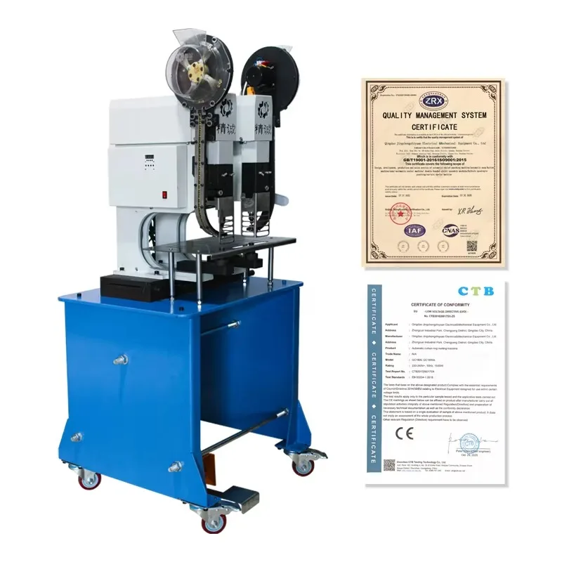 Double Head Eyeleting Machine Small Size Grommet Punching Tool For Gift Bags Paper Card