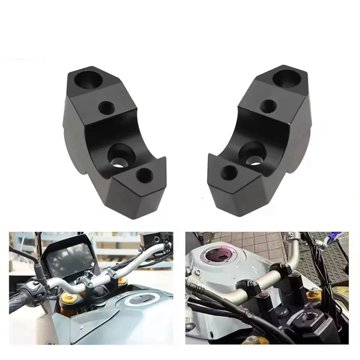 

Motorcycle Handlebar Risers Bar Clamp Bar Mount Adapter for Suzuki V-STROM 800 de VSTROM 800DE DL800 2023