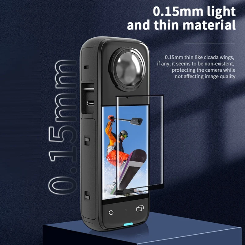 For Insta360 X4 Screen Protector Tempered Glass Film Protective for Insta 360 X4 Action Camera Accessories