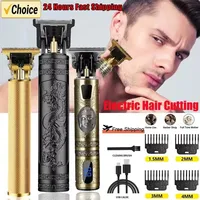 Vintage T9 Wholesale Hair Clipper Professiona Beard Trimmer Electric Maquina T9 Haircut Machine Hair Cutting Machine Clippers