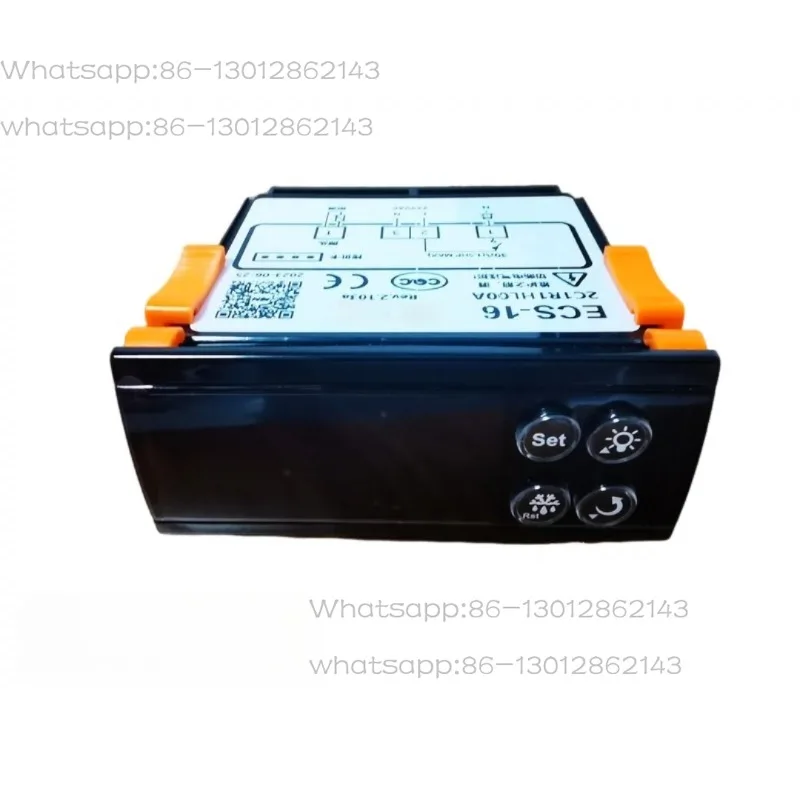 ECS-16 Electronic Digital Temperature Controller Thermostat,Commercial Temp Control Panel for Freezer Fridge Air Curtain Cabinet