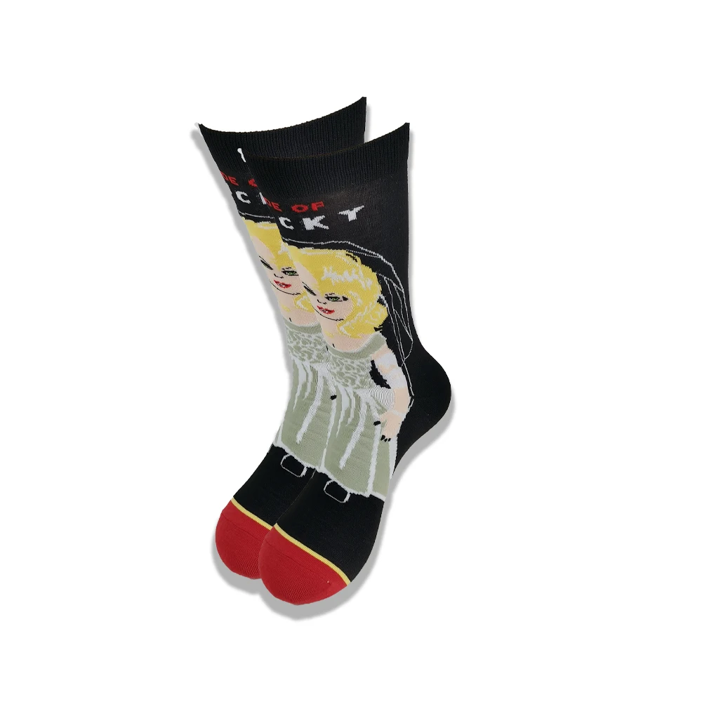 Fashion Anime Men Socks Stitch Long Socks  Couples Cosplay Sock Personality Hip Hop Harajuku Women Funny Sock