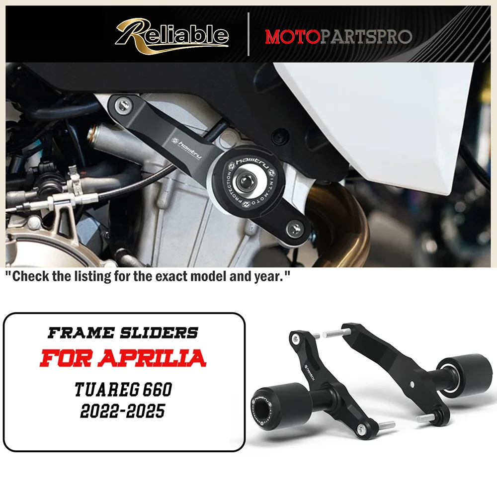 

Tuareg 660 2022-2025 Motorcycle sliders Motorcycle For Aprilia Tuareg 660 2022-2025 Frame Sliders Crash Protector Moto sliders