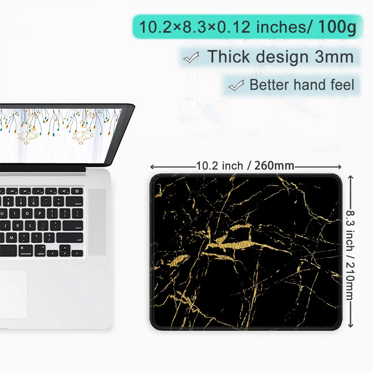 PC Small Keyboard Table Mats Mouse Pad Locking Edge Gabinete Mausepad Computer Mat Geometric Art Gaming Office Accessories Rug ﻿