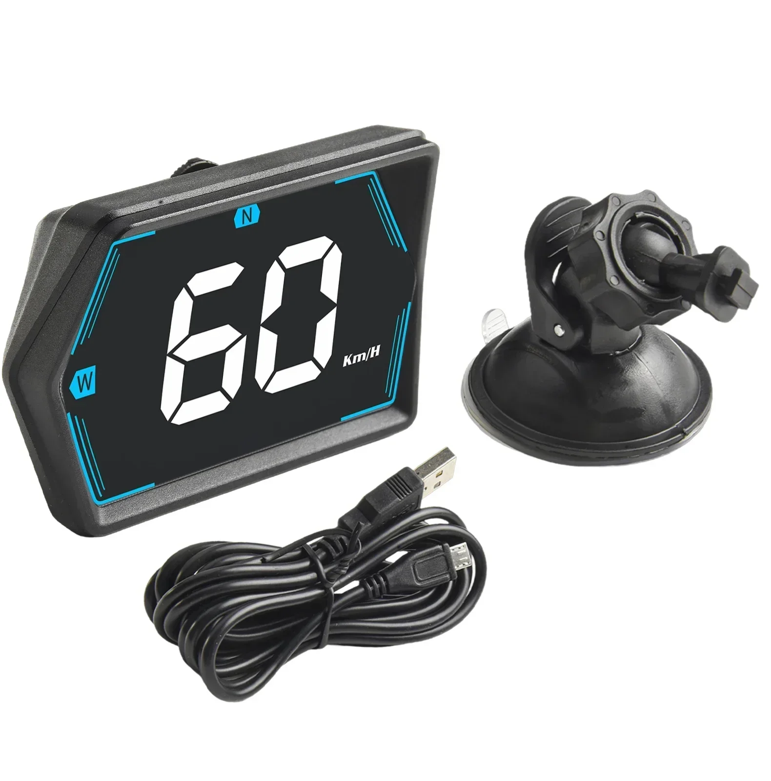 1pc G20 GPS Car Digital Speedometer HUD Head-Up Display Eletronics GPS Speed Display USB 5V Car Socket Power