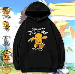 Anime Digimon Adventure Funny Hoodie Hip Hop Graphic Sweatshirts Poleron Hombre Streetwear Harajuku Tracksuit Oversized Clothes