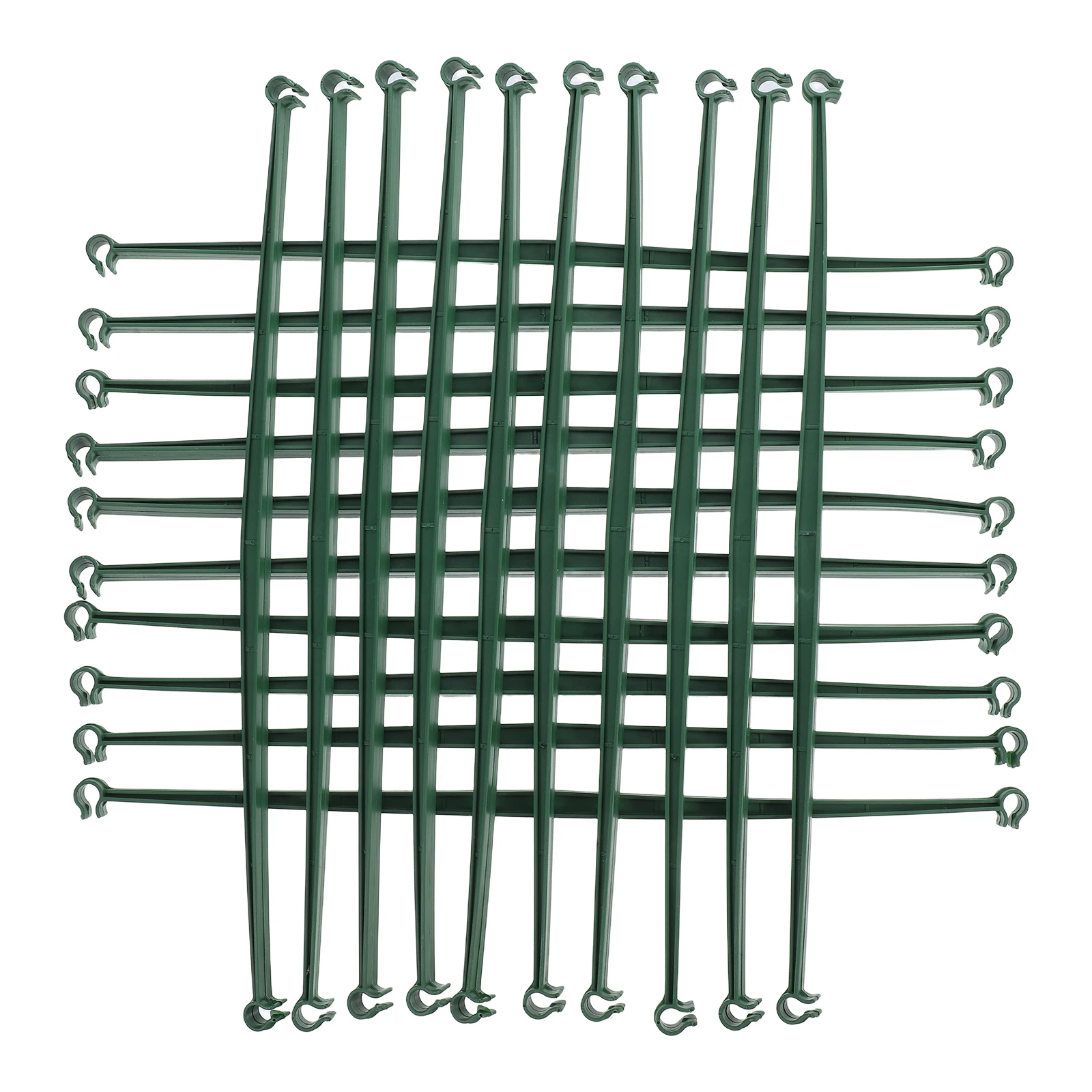 20pcs Garden Plant Support System Plastic Pole Connector for 11mm Rods Lightweight Weatherresistant Versatile