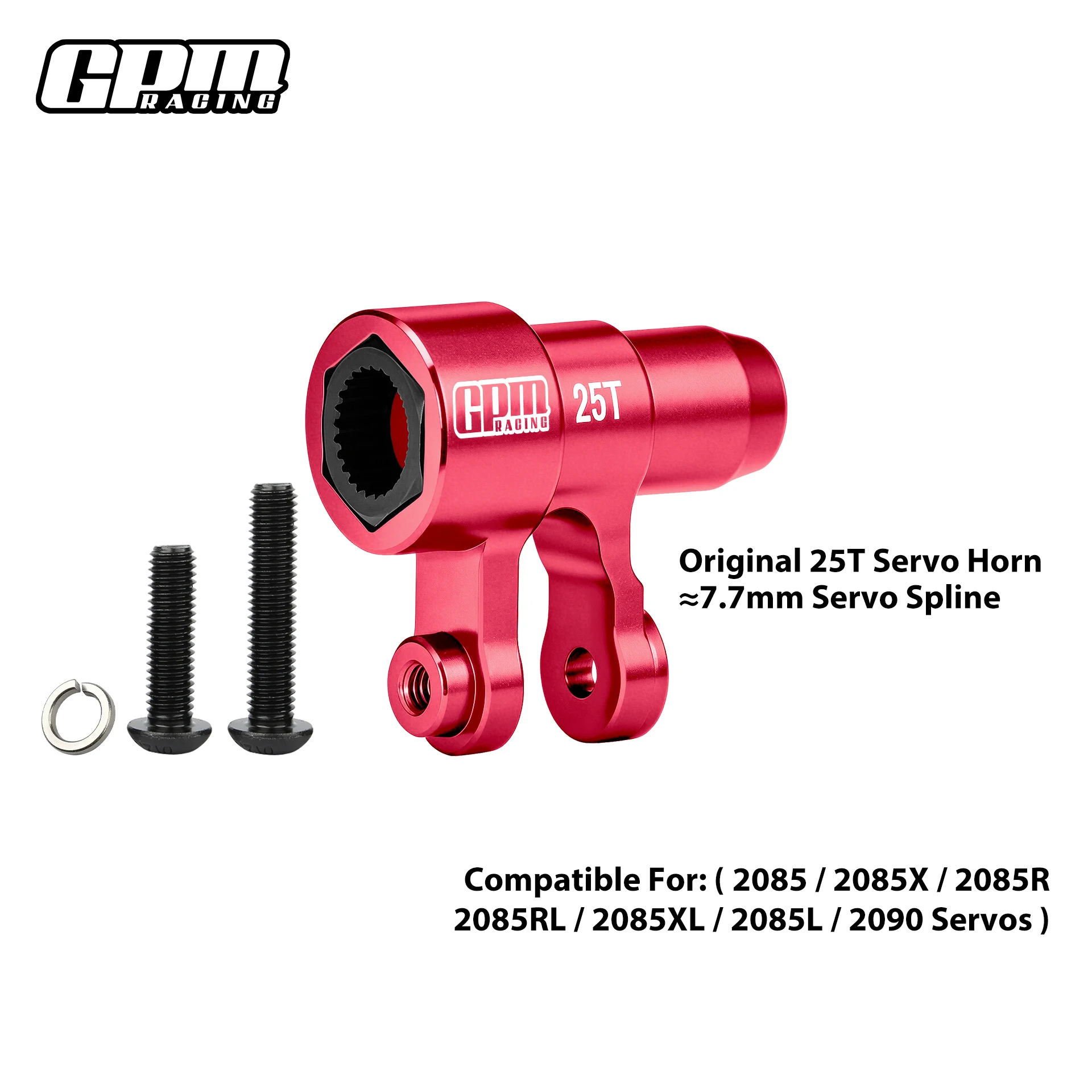 GPM Aluminum Original 25T Steering Servo Horn For TRAXXAS XRT X-MAXX 6S 8S